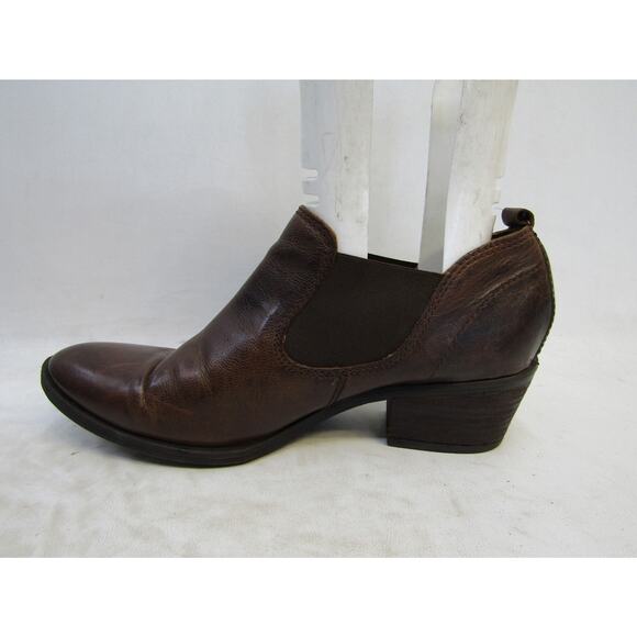 Josef Seibel Womens Size 40 EUR Brown Leather Chelsea Ankle Boots Booties - Picture 2 of 11